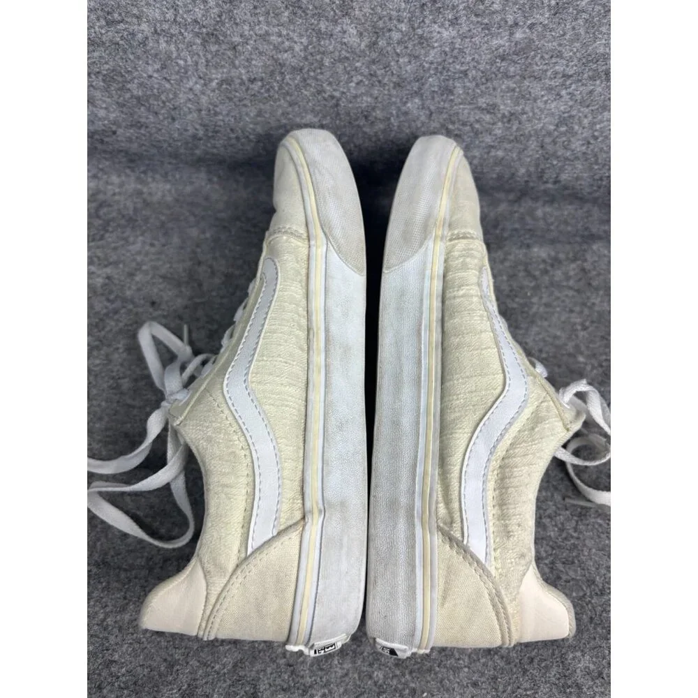 VANS OLD SKOOL Deluxe Shoe Women's 9 Yellow‎ Low Top Lace Up Skater